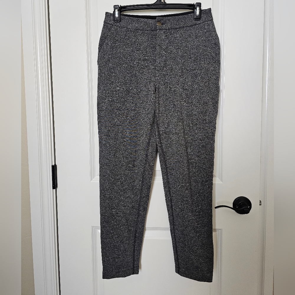 Lululemon Gray Slim Fit Pants Size 6,with Zipper13